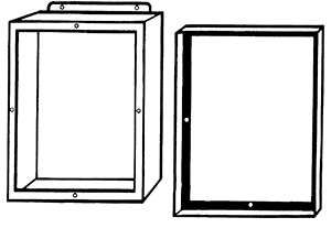 NEMA 12 JIC Galvanized Screw Cover Enclosure