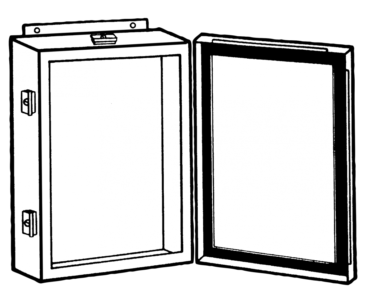 NEMA 4 JIC Galvanized Clamp Cover Only Enclosure