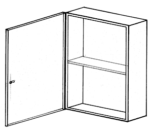 NEMA 1 Spare Fuse Cabinet
