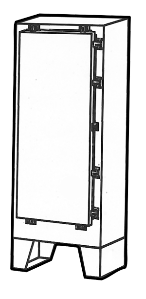 NEMA Type 4 Floor Mounted Enclosure