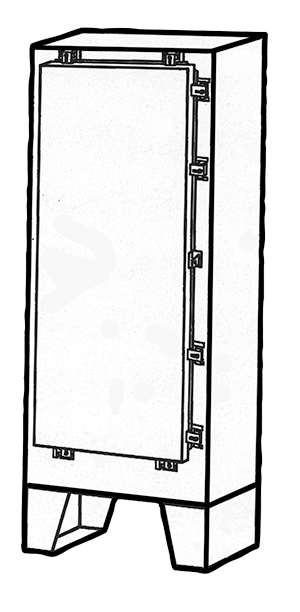 NEMA Type 4X Floor Mounted Enclosure