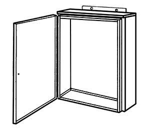 NEMA 3R Large Hinge Cover Enclosure