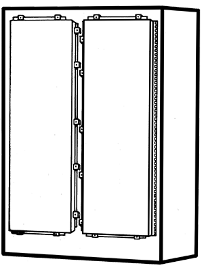 NEMA Type 4 Double Door Freestanding Enclosure
