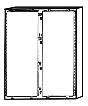 NEMA Type 4X Double Door Freestanding Enclosure