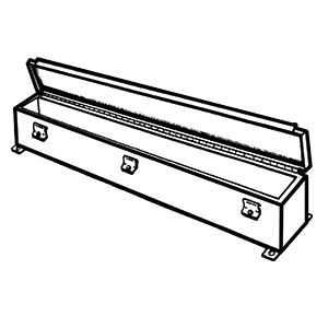 NEMA 4 JIC Hinge Cover Clamp Wireway