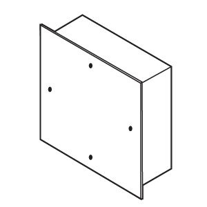 NEMA 1 Flush Mount Screw Cover Enclosure