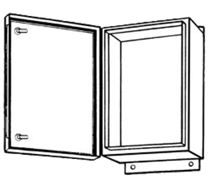 NEMA 12 Design Hinge Cover Quarter Turn Enclosure